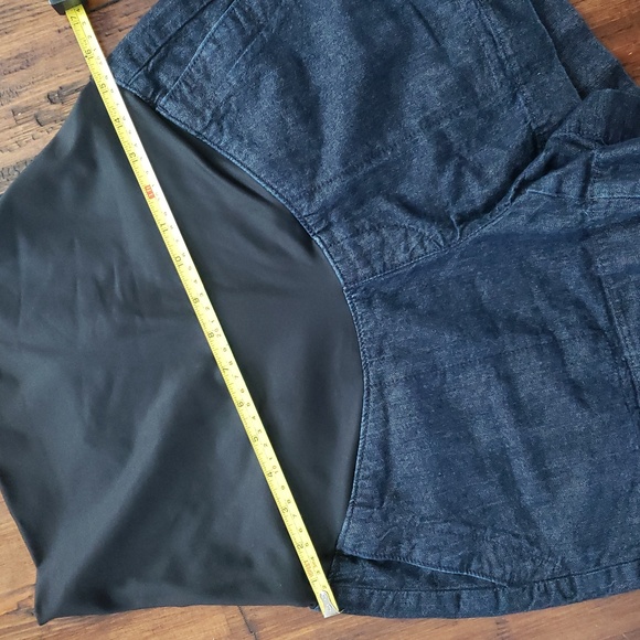 Women's Dark Denim Maternity Shorts Size 4M - Picture 5 of 8